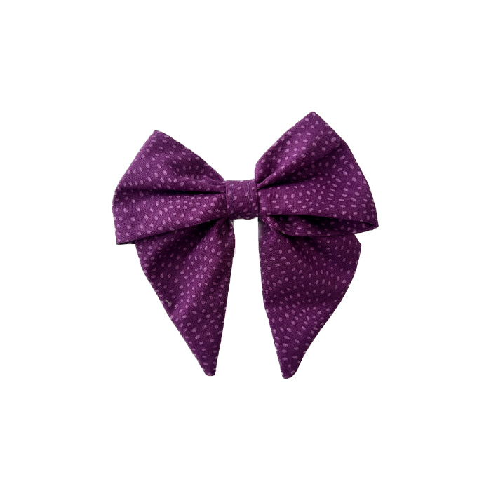 Sailor Bow - Plum