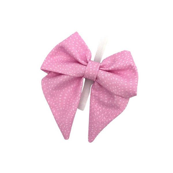 Sailor Bow - Powder Pink